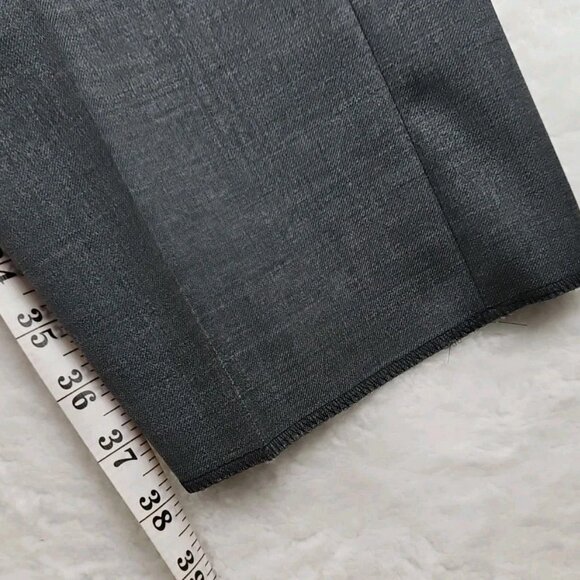 $900 NEW USA Made Joseph Abboud 3 Pc. Suit 46R 38w MODERN TRIM FIT 100% Wool - Picture 9 of 16